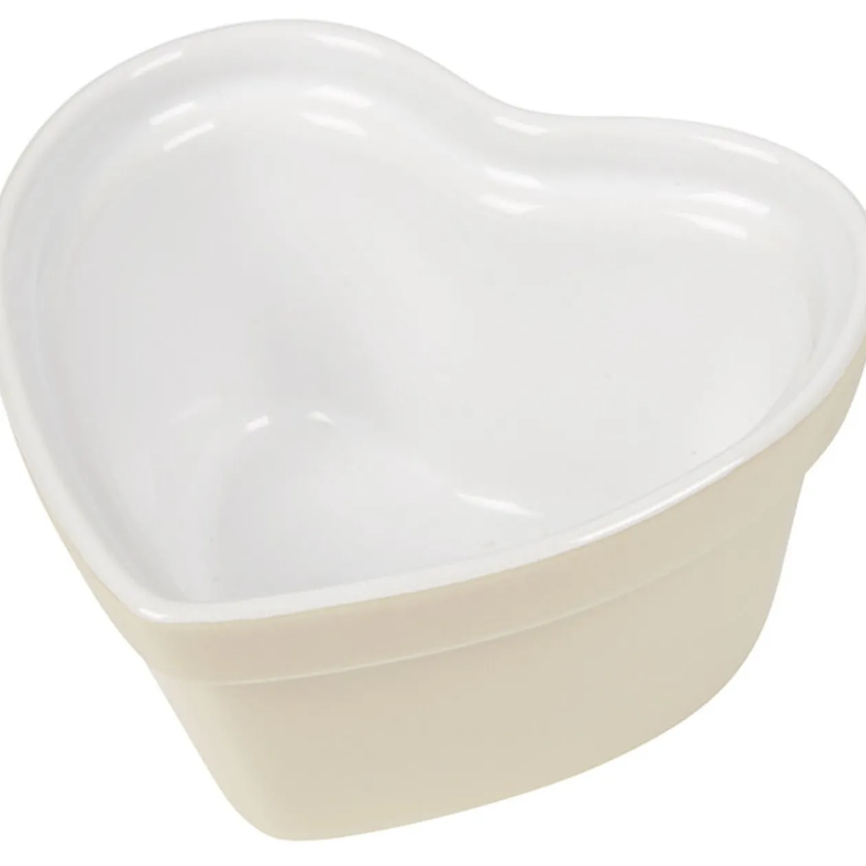 Mini plat à four coeur céramique