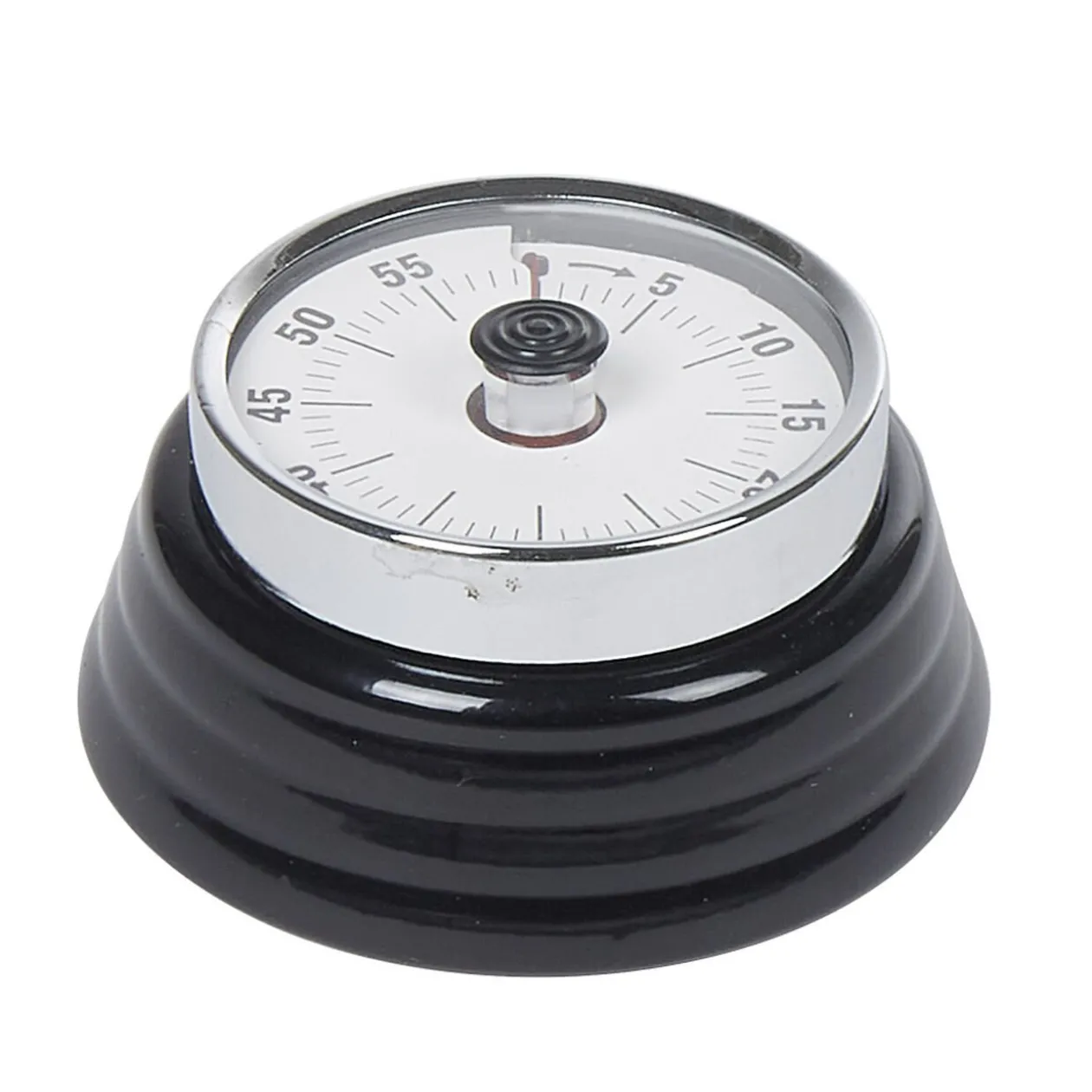 Minuteur de cuisine aimanté design rétro à aiguille