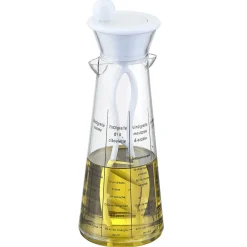 Mélangeur à vinaigrette blanc transparent