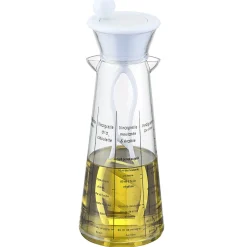 Mélangeur à vinaigrette blanc transparent