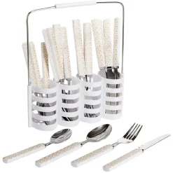 Ménagère 24 couverts + présentoir