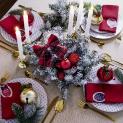 Ménagère 16 couverts inox doré