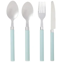 Ménagère 16 couverts inox manche plastique