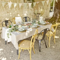 Ménagère 24 couverts inox manche plastique beige