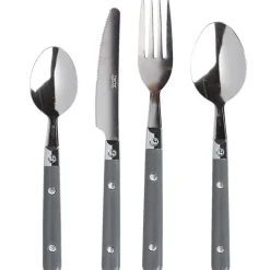 Ménagère 16 pièces gris