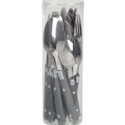 Ménagère 16 pièces gris