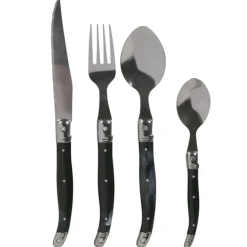 Ménagère 24 pièces noire Muranu