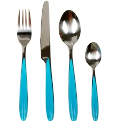 Ménagère 24 pièces turquoise