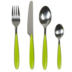 Ménagère 24 pièces vert