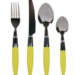 Ménagère 24 pièces verte