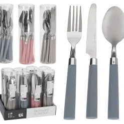 Ménagère manche bleu 12 pièces