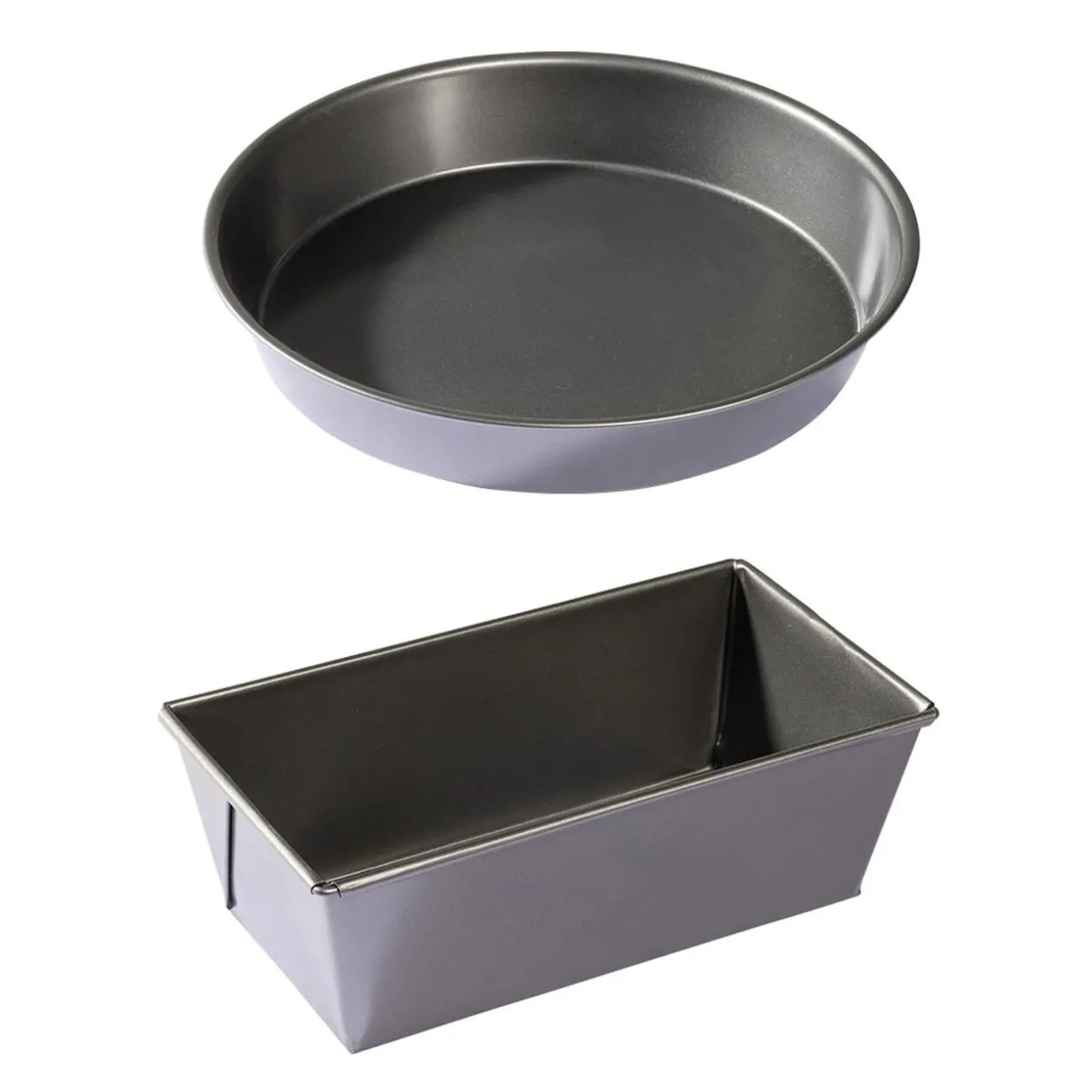 Moule à cake + Moule à manqué métal anti-adhérent