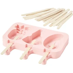 Moule à glace en silicone 3 formes démoulage hyper facile