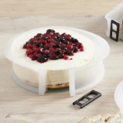 Moule à manqué fond amovible rond