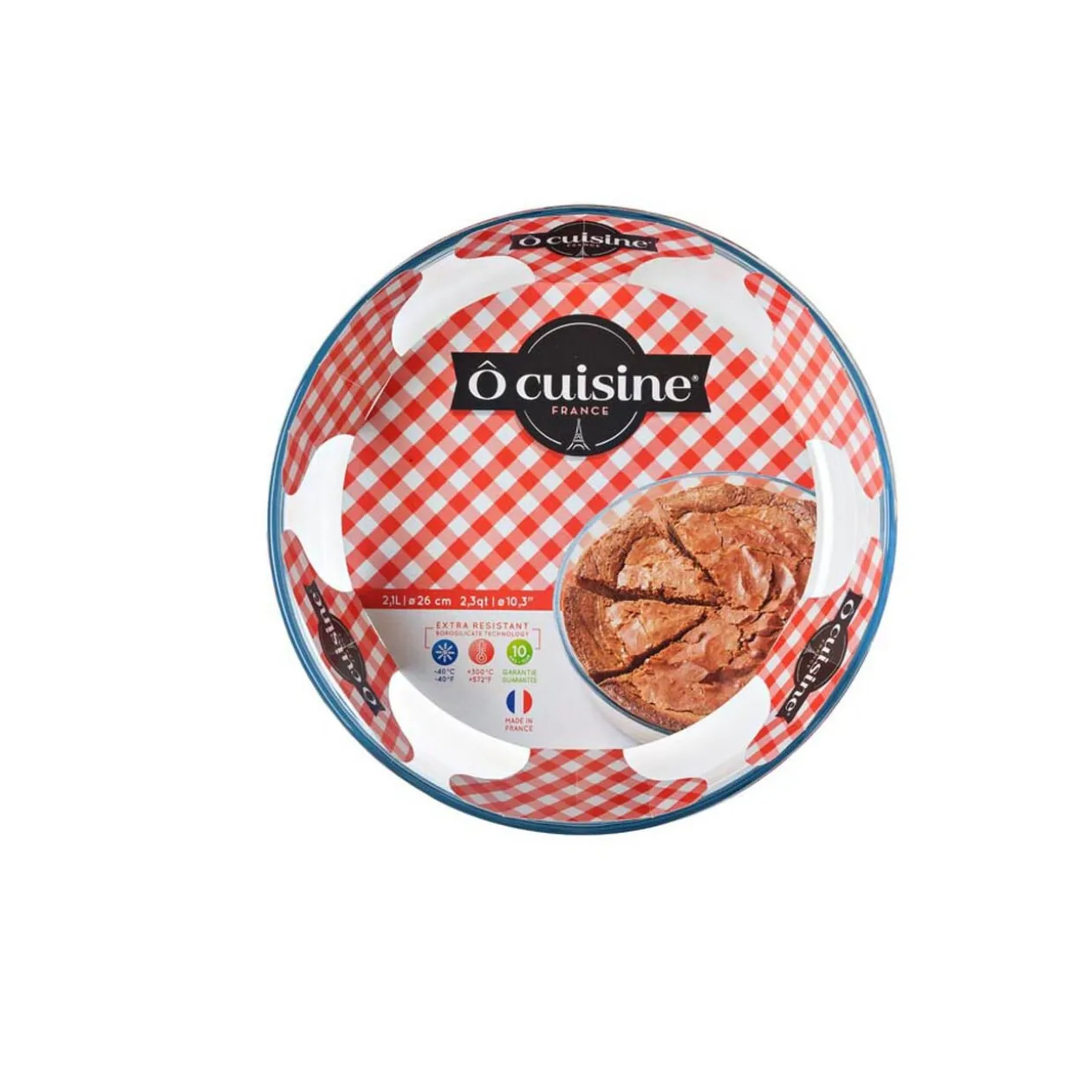 Moule à manqué transparent en verre