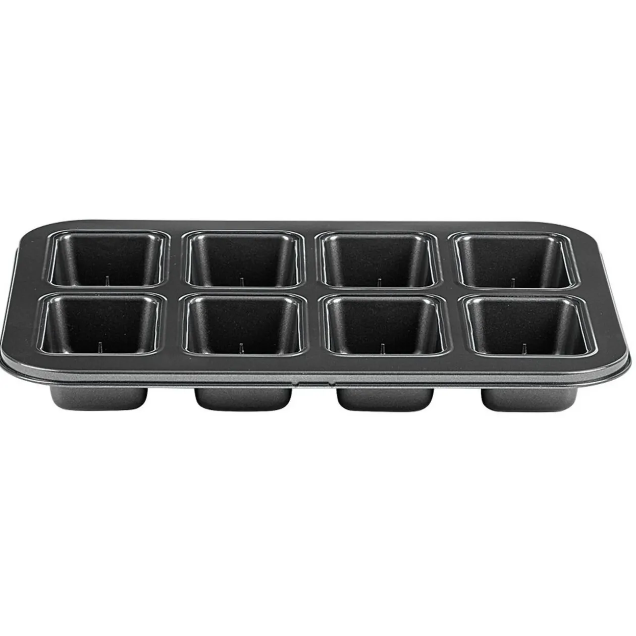 Moule à mini cake coeur coulant en métal x8