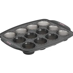 Moule à mini muffins Tefal Crispybake en silicone rétractable 12 pièces
