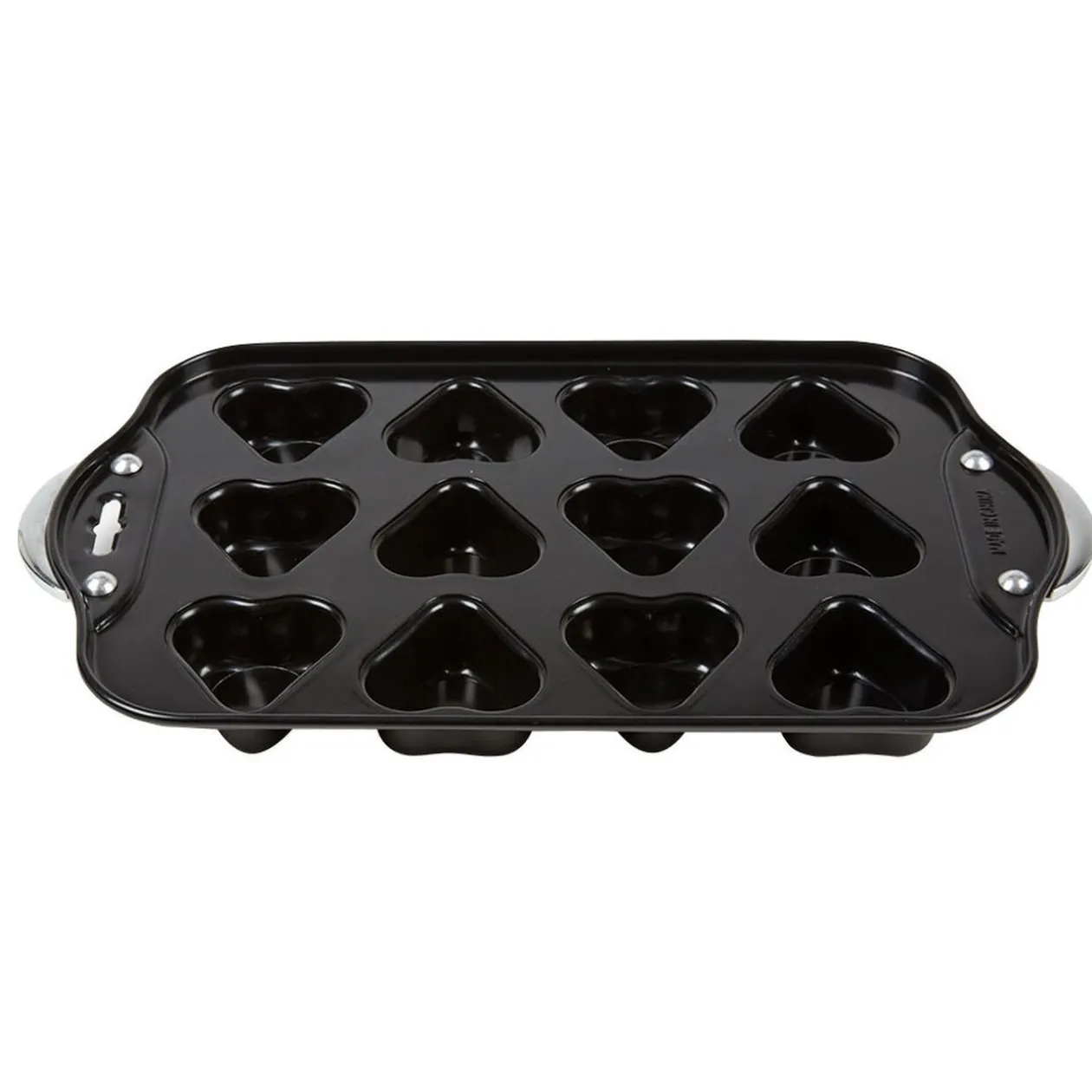 Moule à muffins coeurs avec fonds amovibles