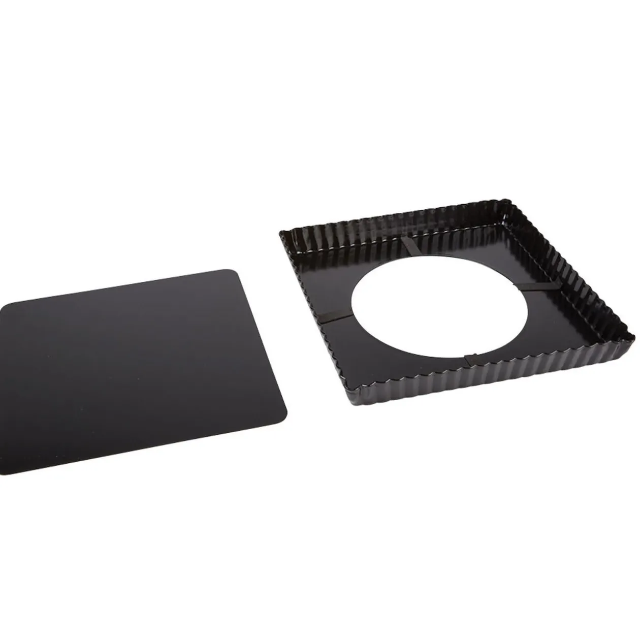 Moule à pâtisserie carré avec fond amovible