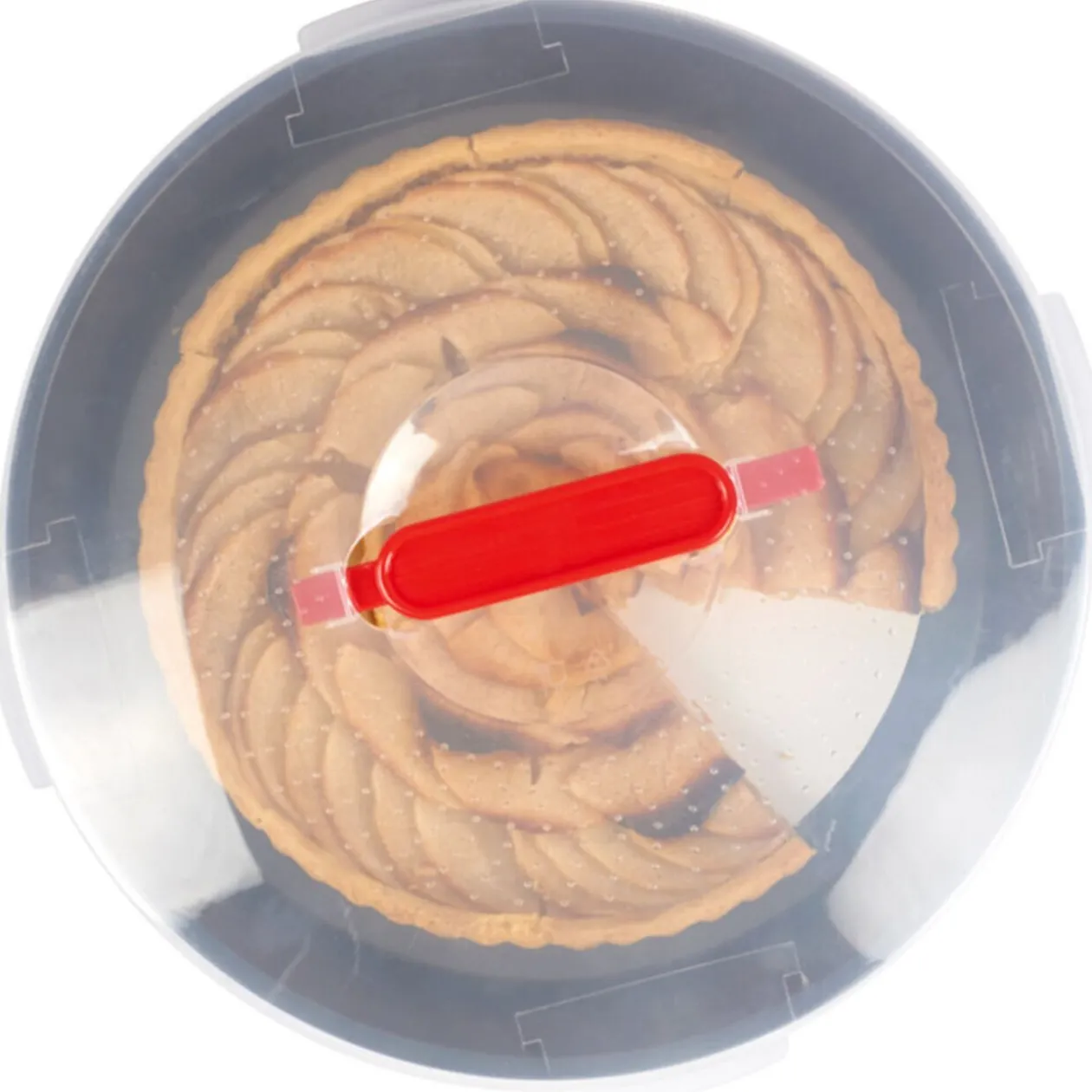 Moule à tarte avec couvercle de transport