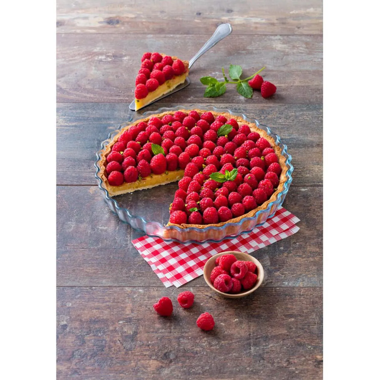 Moule à tarte en verre extra résistant