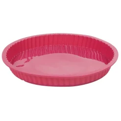 Moule à tarte silicone rose