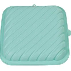 Moule carré pixel 3D silicone vert