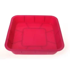 Moule carré silicone rose