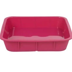 Moule carré silicone rose