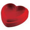 Moule en silicone 3D coeur rouge