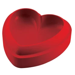 Moule en silicone 3D coeur rouge