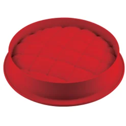 Moule en silicone 3D coussin matelassé rouge