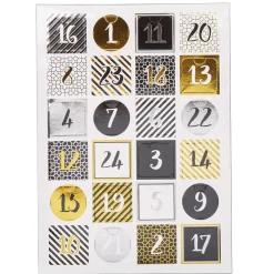 Moule en silicone Noël avec calendrier de l'avent