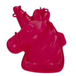 Moule licorne 3D silicone rouge