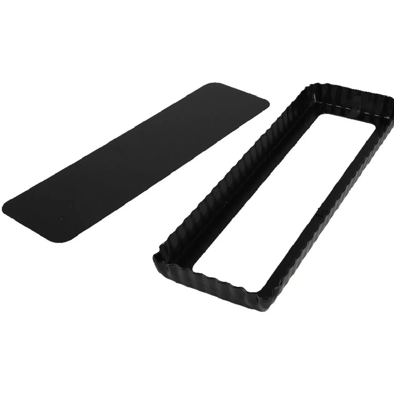 Moule rectangulaire à brownie avec fond amovible