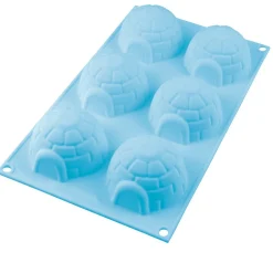Moule silicone 6 empreintes forme igloo