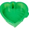 Moule silicone forme feuille tropical vert