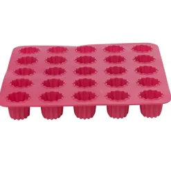Moule silicone rose 25 cannelés