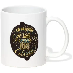Mug céramique couleur changeante Ø8 cm