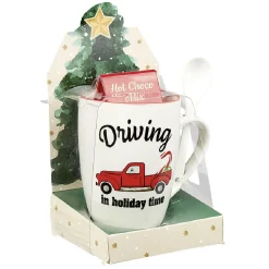 Mug de Noël en céramique avec préparation chocolat