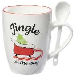 Mug de Noël en céramique avec préparation chocolat