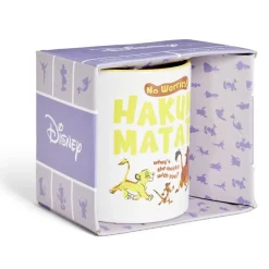 Mug Disney Le Roi Lion Hakuna Matata blanc et jaune 315ml