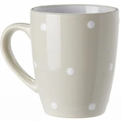 Mug en céramique déco pois coloré x4