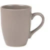 Mug en faïence uni taupe