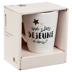Mug en porcelaine Déjeuner de Star 27cl
