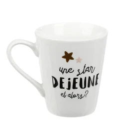 Mug en porcelaine Déjeuner de Star 27cl