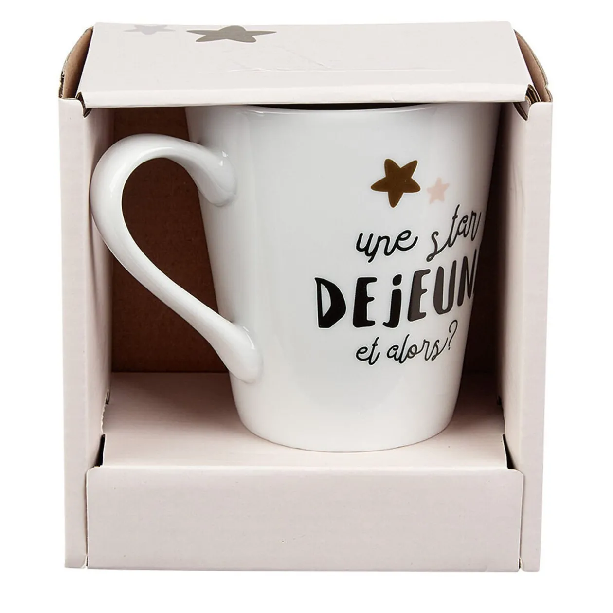 Mug en porcelaine Déjeuner de Star 27cl