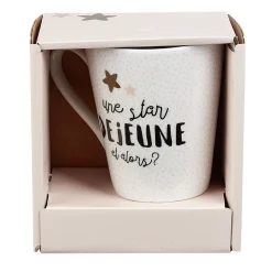 Mug en porcelaine Déjeuner de Star 27cl