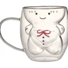 Mug en verre à double paroi décor personnage 300 ml