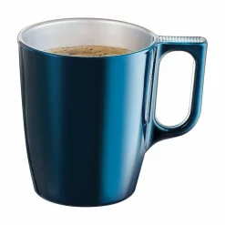 Mug en verre trempé Luminarc flashy bleu pétrôle 50 cl